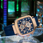 Reward VIP Men’s Watch – Modern Square Dial with Comfortable Silicone Strap