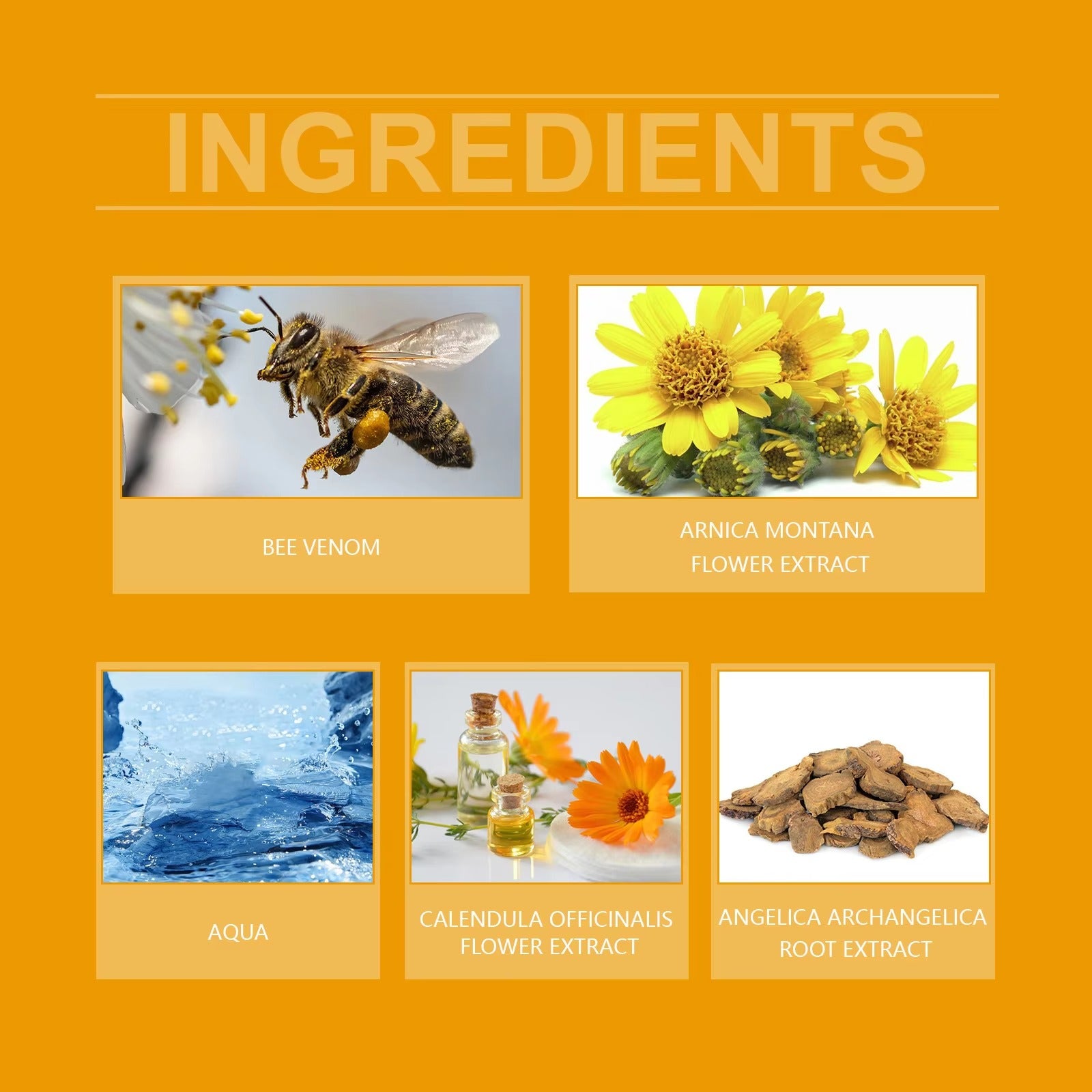 Nature-Powered Bee Venom Cream for Deep Joint & Bone Pain Relief