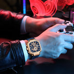 Reward VIP Men’s Watch – Modern Square Dial with Comfortable Silicone Strap