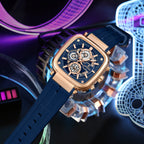 Reward VIP Men’s Watch – Modern Square Dial with Comfortable Silicone Strap