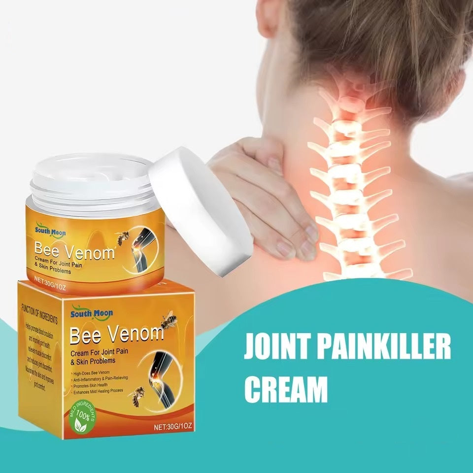 Nature-Powered Bee Venom Cream for Deep Joint & Bone Pain Relief