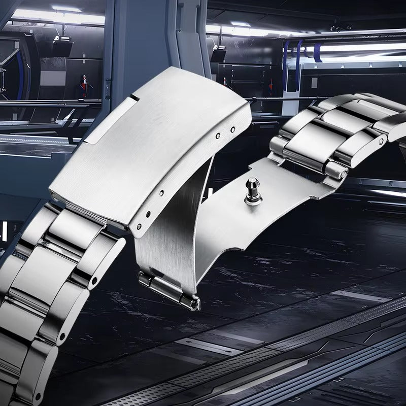 Luxury Men’s Chronograph Watch With Box – Mark Fairwhale Watch